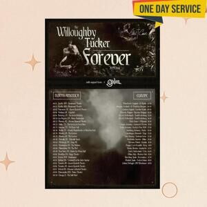 Ethel Cain Willoughby Tucker Forever Tour 2025 Event Poster